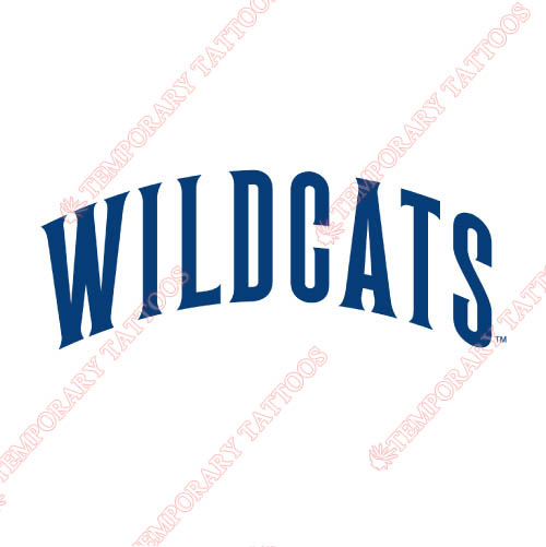 Villanova Wildcats Customize Temporary Tattoos Stickers NO.6816